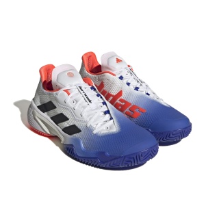 adidas Tennis Shoes Barricade Allcourt (Stability) white/blue Men's